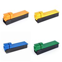 Wholesale New Cigar Roller Color Plastic Push And Pull Design Single Tube Tobacco Maker Hand Cigarette Filter Rolling Machine Smoking Tool ds E19