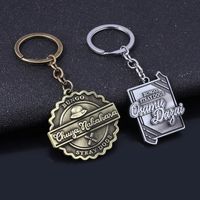 Wholesale Keychains Anime Bungo Stray Dogs Keychain Vintage Letter Metal Key Chain For Women Men Car Keyring Jewelry