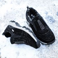 Wholesale MVVT Winter Shoes Suede Leather Men Shoes Fur Warm Men Casual Outdoor Loafers Non slip Snow Hot Footwear