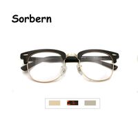 gafas semi redondas hombre