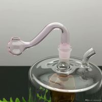 Wholesale Classic Pink Glass S Boiling Pot Water and Tobacco Pot Accessories Great Pyrex Glass Oil Burner Pipe Thick oil rigs glass water pipe