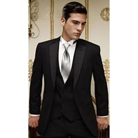 Wholesale Custom designer mens suits clothing men Groom Tuxedos Best man Suit Wedding Groomsman Men Suits Bridegroom Jacket Pants Vest