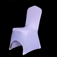 Wholesale Universal White Spandex Wedding Chair Covers For Resale