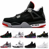 Designer Tattoo 4 Simples Jour 4s Hommes Femmes Chaussures De Basketball Raptors Blanc Ciment Gris Noir Rouge 4 4 Baskets Citron Chaussures De Sport