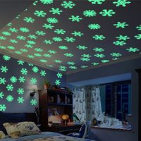 50pcs Luminous Stars Glow In The Dark 3d Fluorescent Noctilucent
