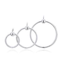 Wholesale 2019 Original Sterling Silver Jewelry Small Medium Large Moments O Pendant Charm Beads Fits European Pandora Bracelets for Women