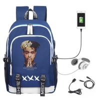 Wholesale kids book bags for sale - Group buy Dropship XXXTentacion USB Kids Backpack Casual ...