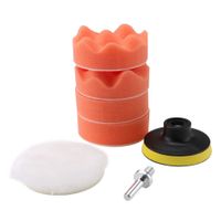Wholesale 6Pcs Buffing Pad Care Products Set Thread inch Auto Car Polishing Kit for Polisher Drill Adaptor M10 Power Tools accessories