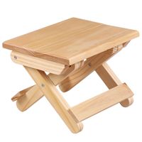 Wholesale Portable x19x17 cm Beach Chair Simple Wooden Folding Stool Outdoor Furniture Fishing Chairs Modern Small Stool Camping Chair