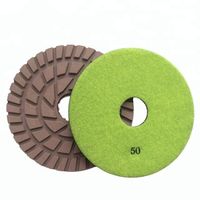 Wholesale 10 Pieces Inch D180mm Dry Polishing Pads mm Thickness Grinding Disc Resin Pads for Concrete and Terrazzo Floor