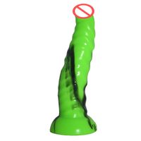 Wholesale Colorful Streamline Dildo G spot Cock Masturbation Dildos Long Penis Women Climax Sex Toys Free Drop Shipping