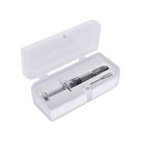 Wholesale Retail packaging glass syringe ml with measurement mark with needles vape e liquid cosmetic filling glass injector