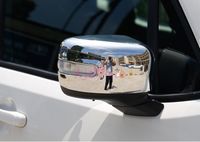 Wholesale For Jeep Renegade Silver Color Side Rear View Cover Door Mirror Overlay Garnish Panel Chrome Car Styling Accessories