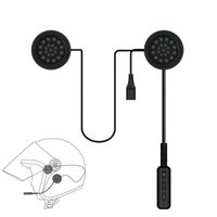 Wholesale Motor Wireless Bluetooth Headset Motorcycle Helmet Earphone Headphone Speaker Hands free Music Call Control Mic Earphone For Smartphone