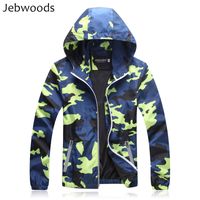 Wholesale Summer Jacket Men Thin Slim Fit Hooded Lightweight Camouflage Waterproof Jackets Army Male Windbreaker Camo Jacket Man