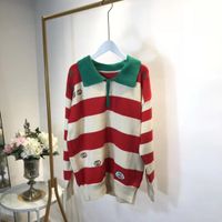 Kaufen Sie im Großhandel Roter Gestreifter Pullover 2019 zum Kaufen Sie im Großhandel Roter Gestreifter Pullover 2019 zum