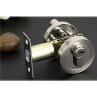 Mul T Lock Mt5 Hercular Single Cylinder Deadbolt W Thumb Turn Satin Chrome Amazon Co Uk Diy Tools