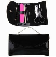 Wholesale New Black Purse Design in1 Manicure Set Pedicure Grooming Kit Bachelorette Favors Wedding Gifts For Guests set