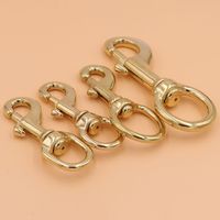 Wholesale Pure brass Bags buckles safety hook buckle horse large hooks pet dog traction stock Accessories
