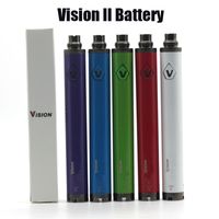 Wholesale Vision Spinner II Battery Evod Twist V V Visions Batteries Variable Voltage For Thread Atomizer Free Ship