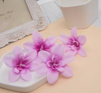 Discount White Artificial Flower Hair Clips White Artificial