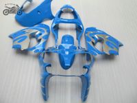 Wholesale Free Custom Chinese fairing kits for Kawasaki Ninja ZX9R ZX R ZX R light blue motorcycle road sport fairings parts