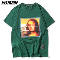 Wholesale Mona Lisa Men s New Hot Selling The Professional Funny s T shirts Streetwear Summer Graphic Tees Hip Hop Casual Cotton Y19072001