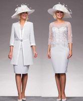 dress and jacket wedding outfits