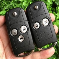 Wholesale 2 BUTTONS REPLACEMENT FLIP FOLDING REMOTE KEY SHELL CASE FOR HONDA CRV ODYSSEY Jazz ACCORD FOB COVER