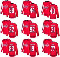 Wholesale Men s Washington Capitals Blank Red Stitched Jersey men Backstrom Wilson Holtby Oshie Kuznetsov Ovechkin Hockey Jersey