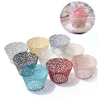 12pcs Tiere Papier Cupcake Wrapper Backförmchen Dekorieren Tools Cake Tools DIY