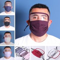 Wholesale Hot Sale Face Mask New Design in Face Shield Mask Plastic Screen Full Face Protection Isolation Masks Anti fog Oil Protective Mask Shiel