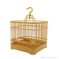 Ensemble Cage à Oiseaux Avec Mangeoire Et Abreuvoir Petit Oiseau Complet Ensemble De Cage à Oiseaux En Plastique House House Perroquet 23x23x22cm