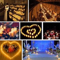 Wholesale LED Tea Lights Flameless Votive Tealights Candle Flickering Bulb light Small Electric Fake Tea Candle Realistic for Wedding Table Gift