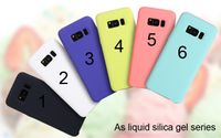 Wholesale For samsung s9 s8 silicone case with retail box official original style slim silicon rubber cover luxury cases for samsung galaxy s8 s9 plus