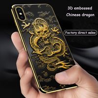 coque iphone xr dragon chinois