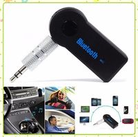 Wholesale Universal mm Bluetooth Car Kit A2DP Wireless FM Transmitter AUX Audio Music Receiver Adapter Handsfree with Mic For Phone MP3 MQ50