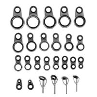 Rods 25pcs Telescopic Sea Fishing Rod Guides Ring Rod Repair Kit Ceramic Ring Top Tip DIY Fishing Pole Repair Accessories Tackles Rods 25pcs Telescopic Sea Fishing Rod Guides Ring Rod Repair Kit Ceramic Ring Top Tip DIY Fishing Pole Repair Accessories Tackles