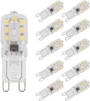 Wholesale G9 LED Bulbs Pack W Halogen Bulbs Equivalent Watt Cool White K lm Beam Angle Energy Saving Bulbs Non Dimmable