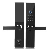 Smart Fingerprint Lock Semiconductor Electronic Lock Security Door Wooden Door Password Bluetooth Magnetic Card Mobile Phone Remote