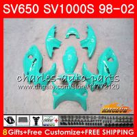 Wholesale Body For SUZUKI SV650S SV400S SV1000S HC glossy cyan SV S S S SV650 SV400 S Fairing