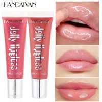 Wholesale HANDAIYAN Colors Candy Jelly Lip Gloss Mirror Moisturizing Liquid Lipstick Long Lasting Makeup Lipgloss Plumping