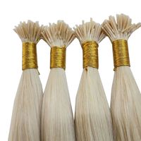 Wholesale 1g strand g Brazilian Virgin Human Hair Extensions Prebonded Inch Natural Straight Keratin I tip