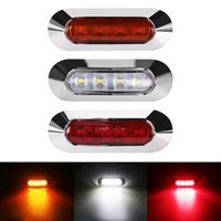 Wholesale Universal LED Bulbs Car Truck Bus Trailer Side Marker Clearance Indicators Light Side Parking Red White Amber