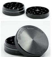 Wholesale Grinders mm Space Case HERB Grinder with pieces black color Aluminium Alloy tobacco grinder in stock vs sharpstone grinder