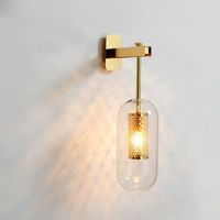 Wholesale Post modern Glass Wall Lights Lamp Nordic Led Wall Sconce for Bathroom Bedroom Home Lighting Fixtures Kitchen Lamp Luminaire E14