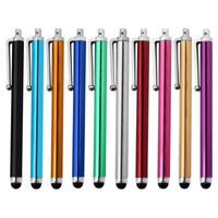Wholesale Capacitive Metal Stylus Touch pen for ipad iphone x samsung android phone tablet pc mp3
