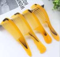 Wholesale Wide tooth comb is not easy to break plastic big tooth hair beauty curling comb anti static comb