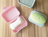 Wholesale Hot Housekeeping Home Travel hiking soap box hygienic holder easy to carry soap box bathroom dish shower cover soap organizer