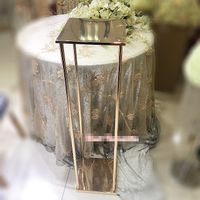 Wholesale new style gold tall wedding flower stand decoration no the lighted centerpiece metal pillar best0966